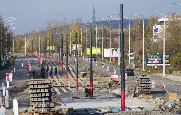 Modernizácia električkových tratí - Dúbravsko - Karloveská radiála - Vasútépítés