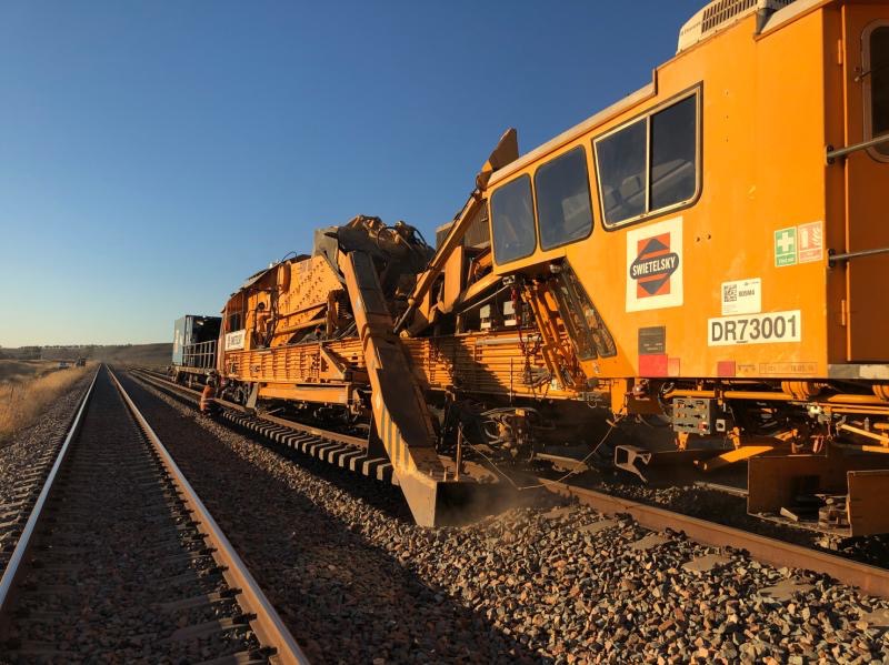 ARTC Hunter Valley Ballast Cleaning - Vasútépítés