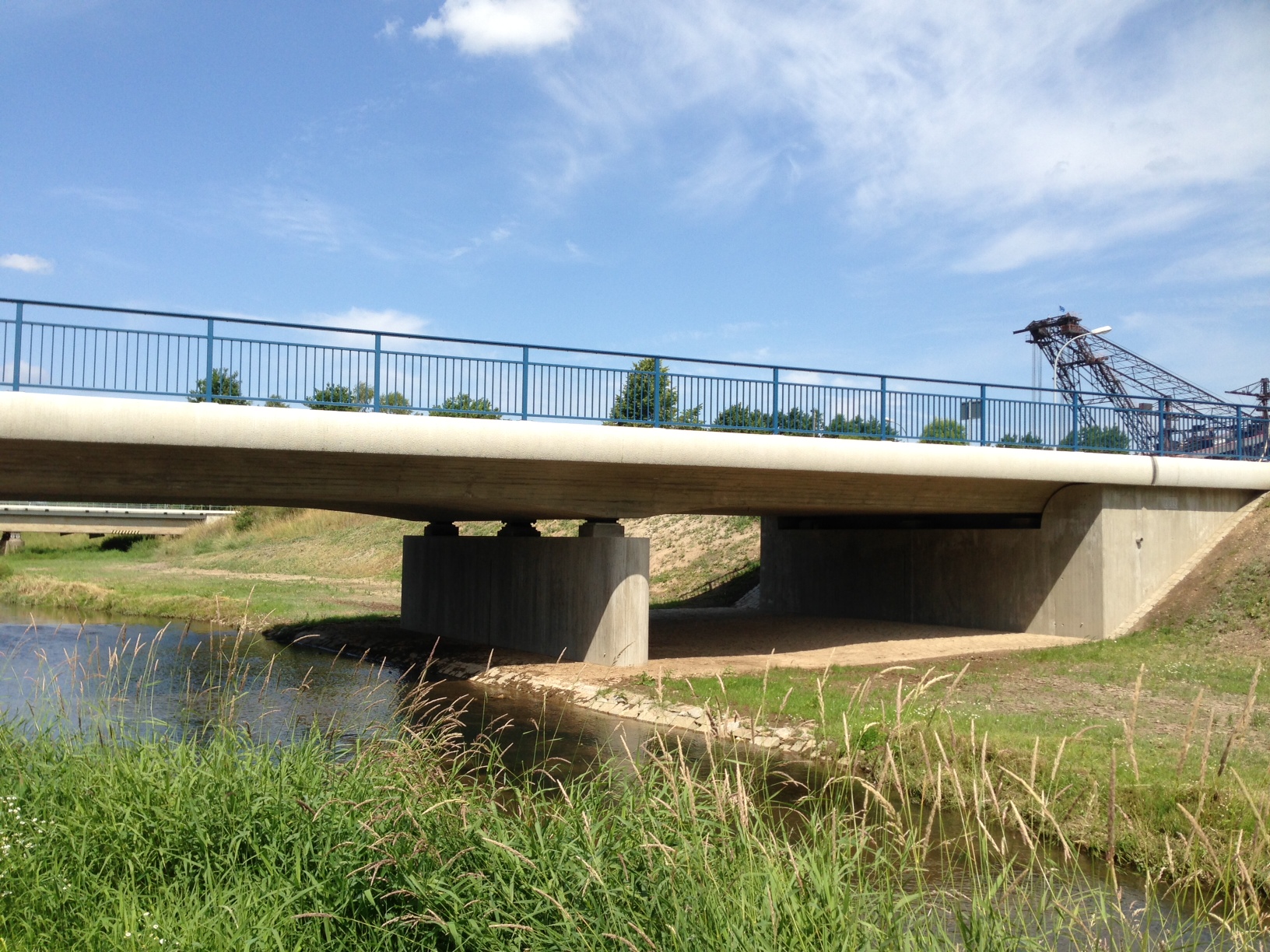 Hagenwerder - B 99, Brücke über die Pließnitz  - Út- és hídépítés