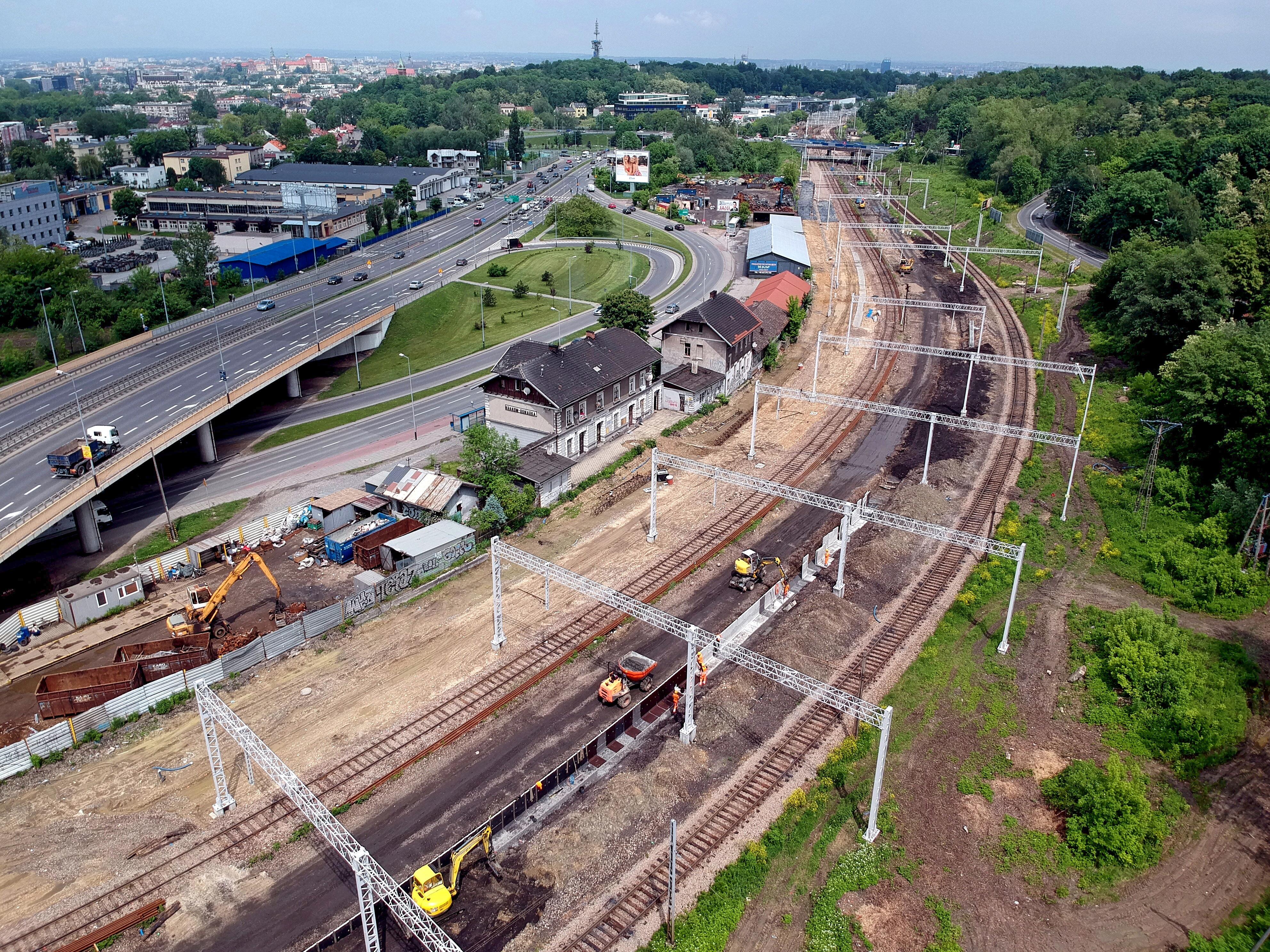 Linia 94 – Odcinek Kraków Bonarka – Podbory Skawińskie - Vasútépítés