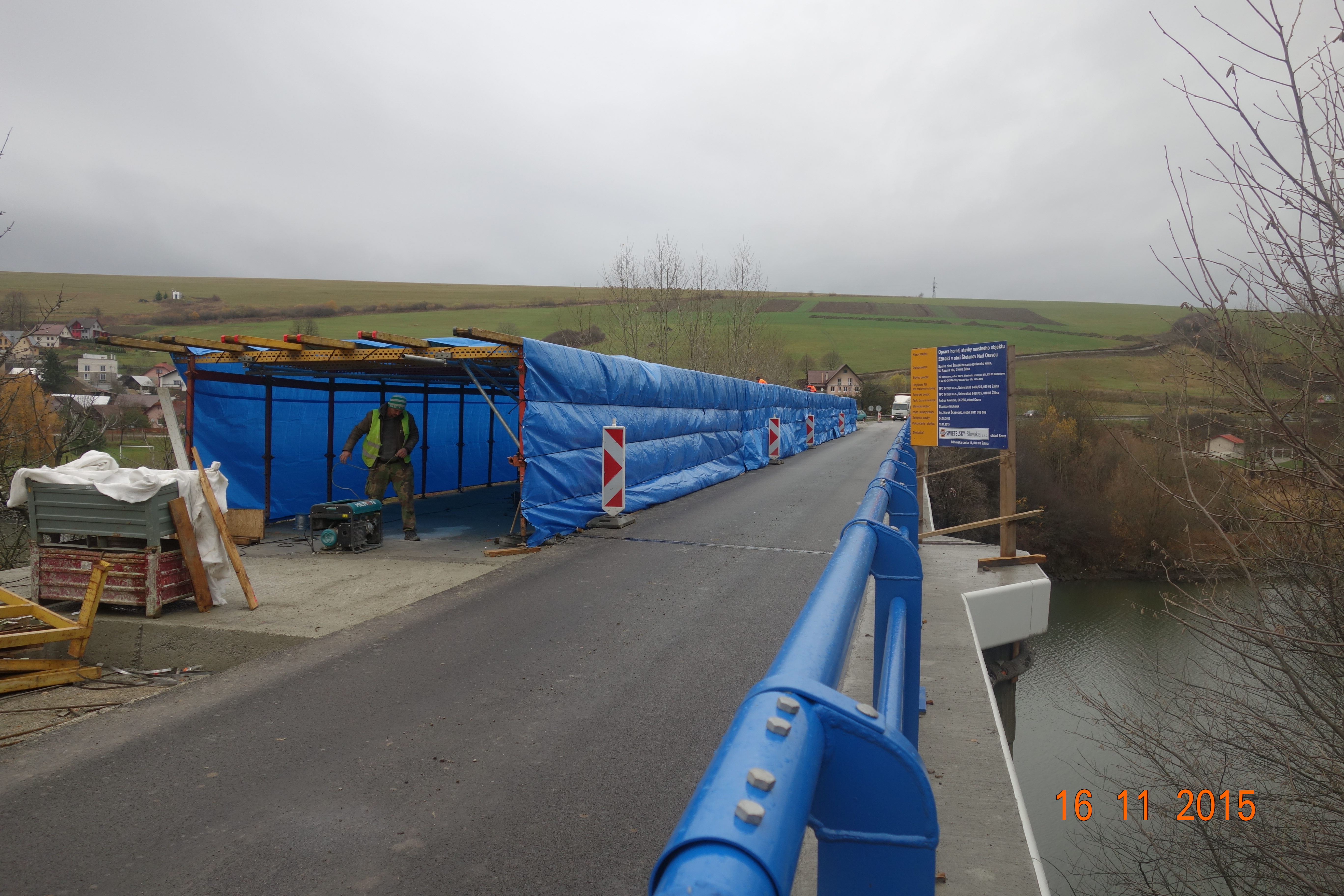 Modernizácia hornej stavby mostného objektu 520-053  podľa projektovej dokumentácie (84,50 m) - Út- és hídépítés