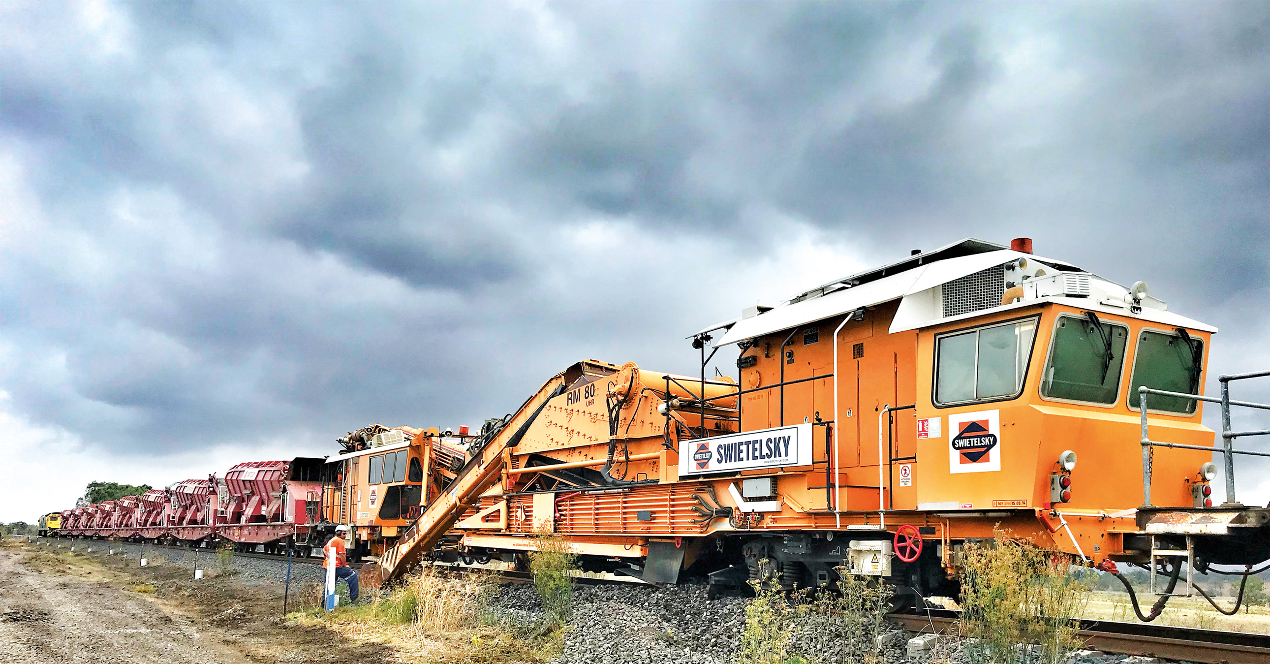 Track works, New South Wales - Vasútépítés