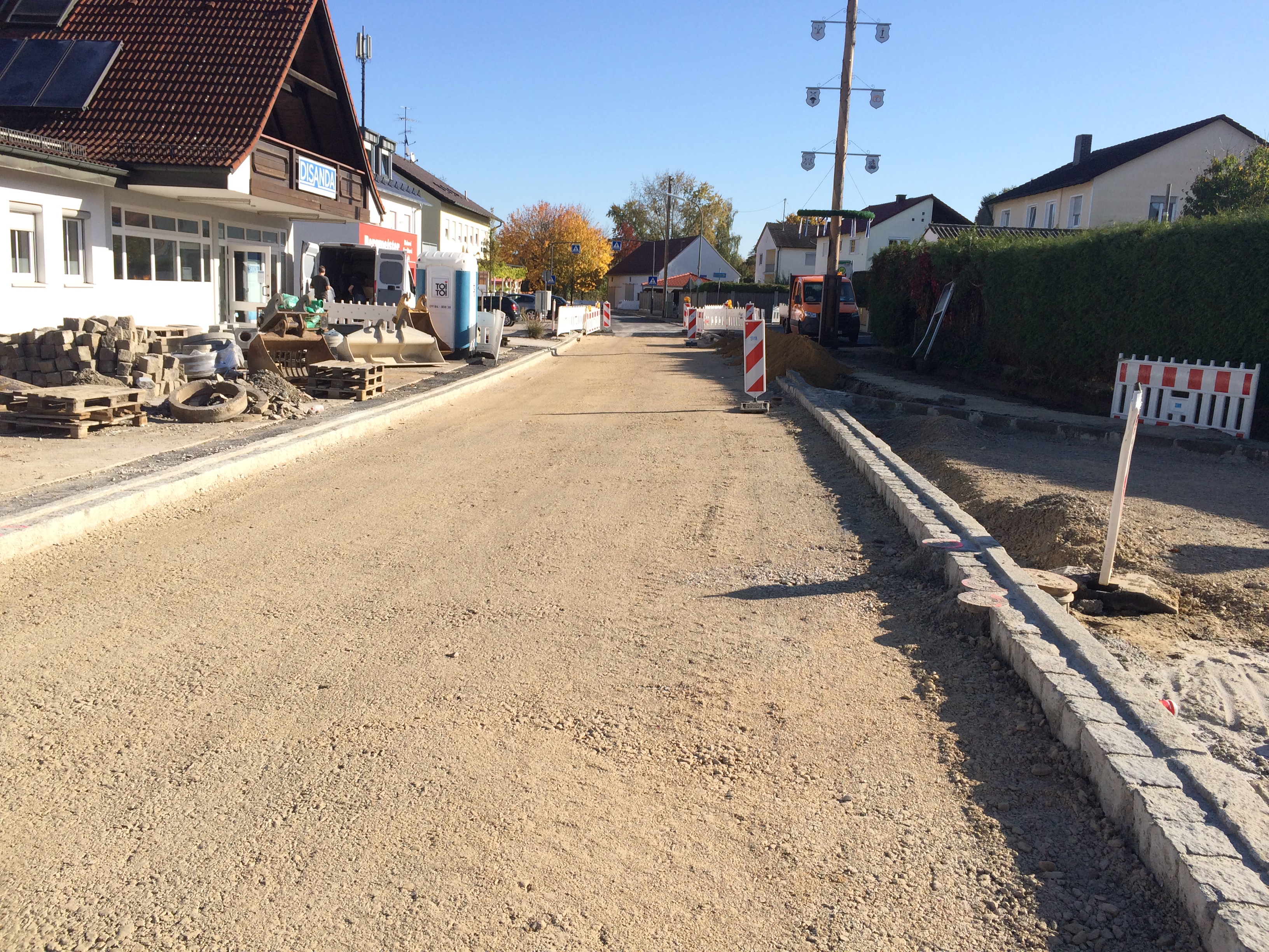 Straßenunterhalt 2019 - Stadtwerke Pfaffenhofen - Neubau Niederscheyerer Straße - Mélyépítés