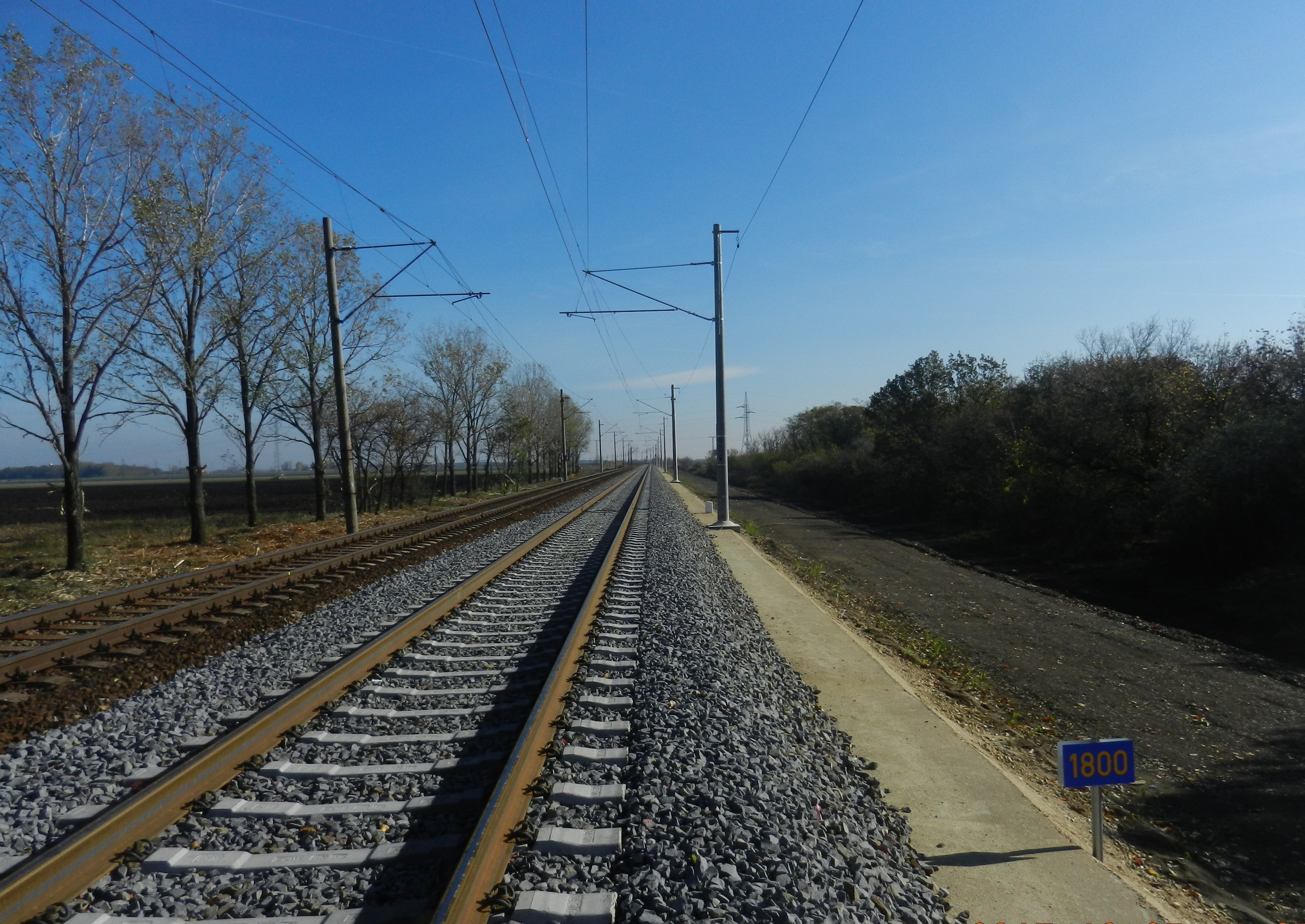Püspökladány-Ebes vasútvonal fejlesztése - Vasútépítés