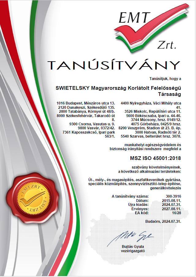 ISO 45001 EMT