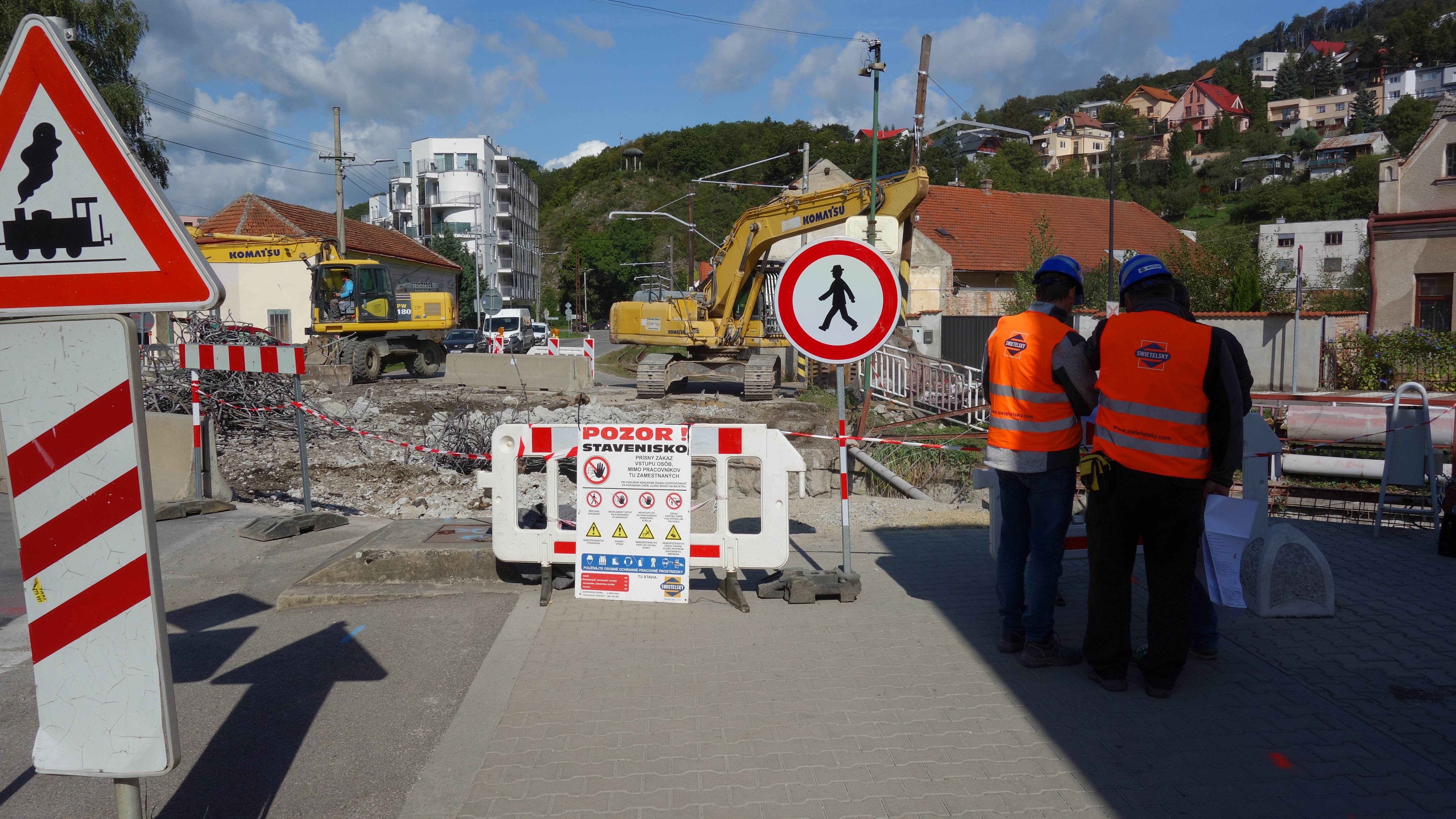 SO-01 Prestavba mostného objektu 516-004 križovanie vodného toku, Trenčianske Teplice - Út- és hídépítés