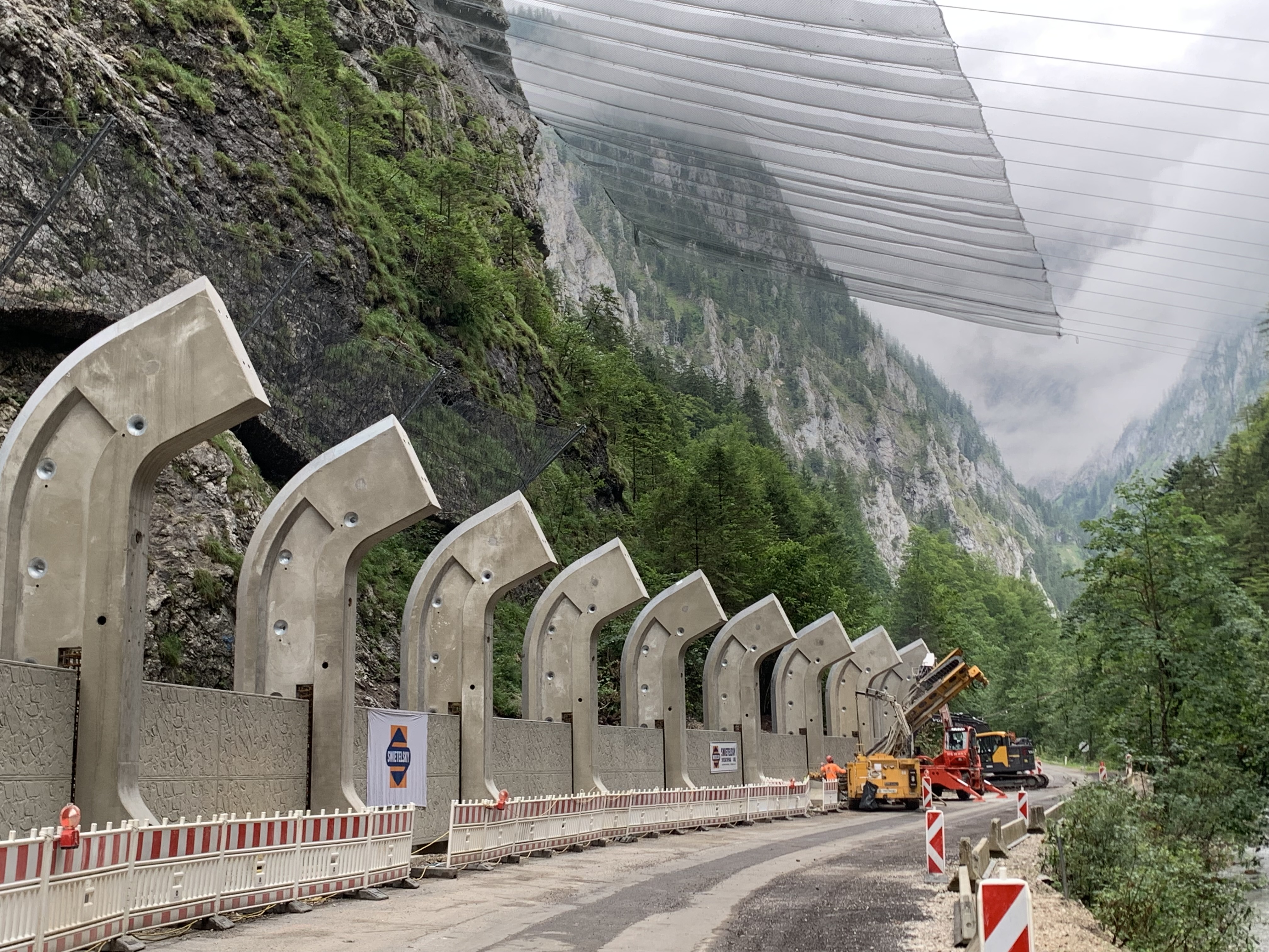 L127 Radmerstraße - Steinerne Jungfrau - Mélyépítés