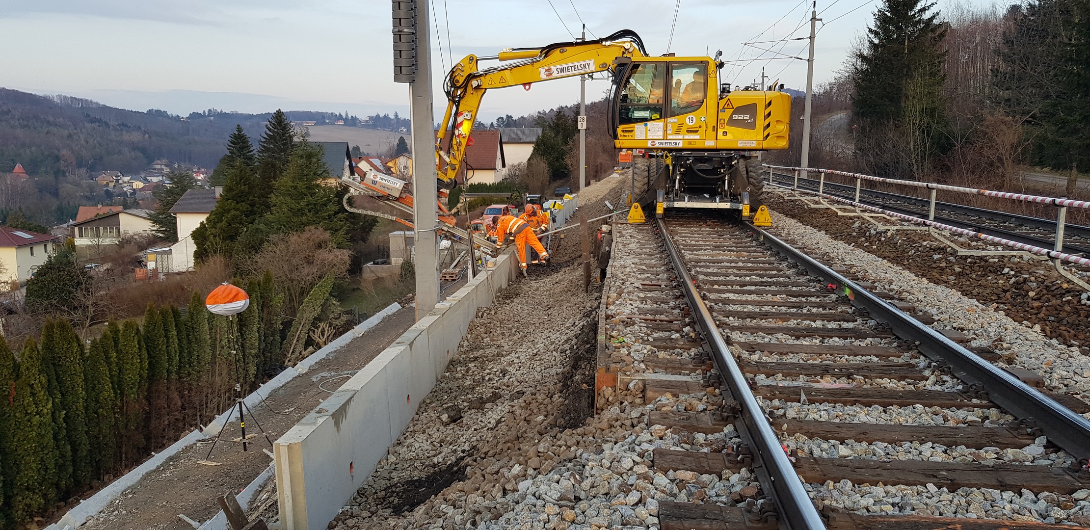 ÖBB Sofortmaßnahme Eichgraben - Mélyépítés