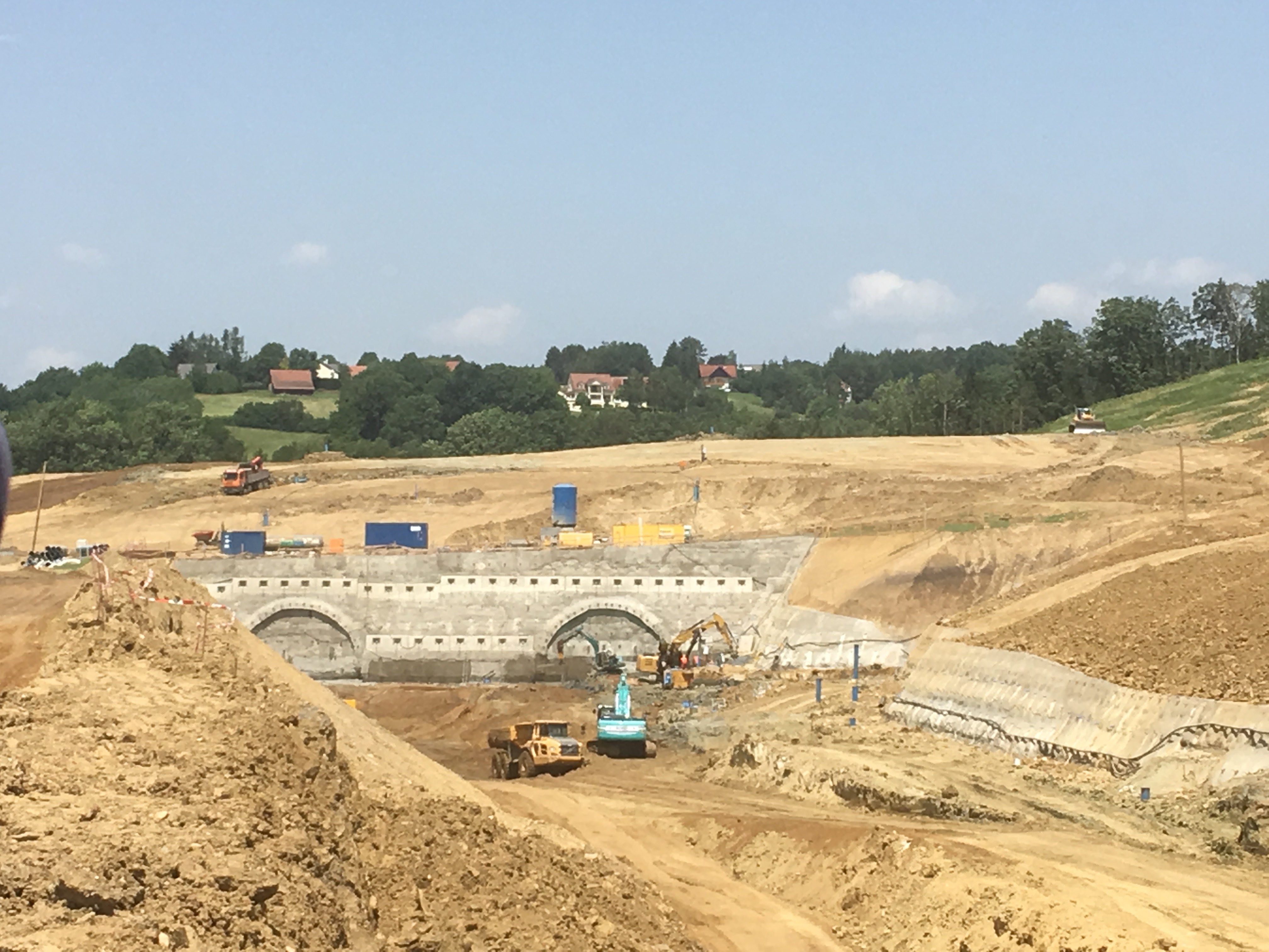 S7 Fürstenfelder Schnellstraße - Tunnel Rudersdorf - Alagútépítés