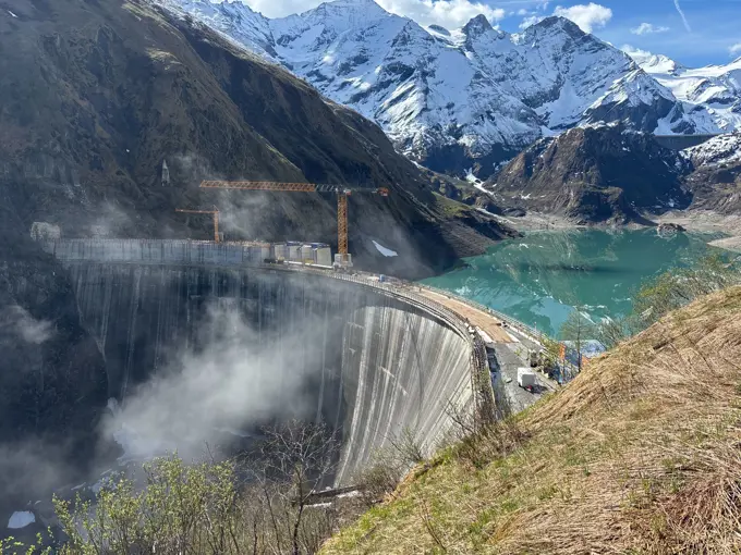 36 ZUSATZ Erhöhung Talsperre Limberg 2, Kaprun, AT