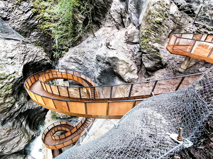 HELIX Liechtensteinklamm, St. Johann im Pongau - Mélyépítés