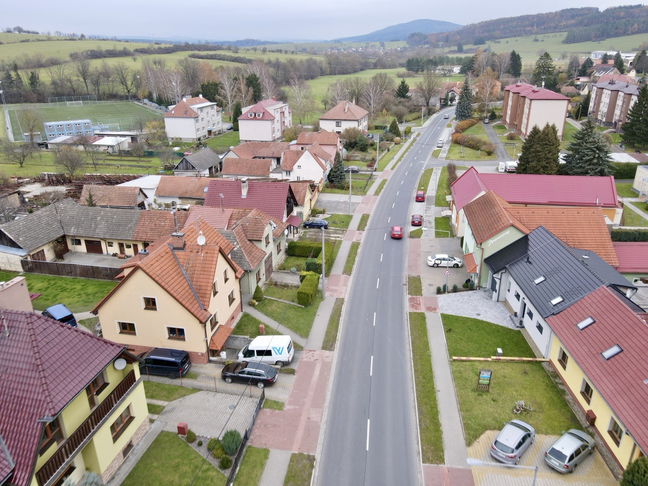 Silnice II/495, Slavičín – modernizace - Út- és hídépítés