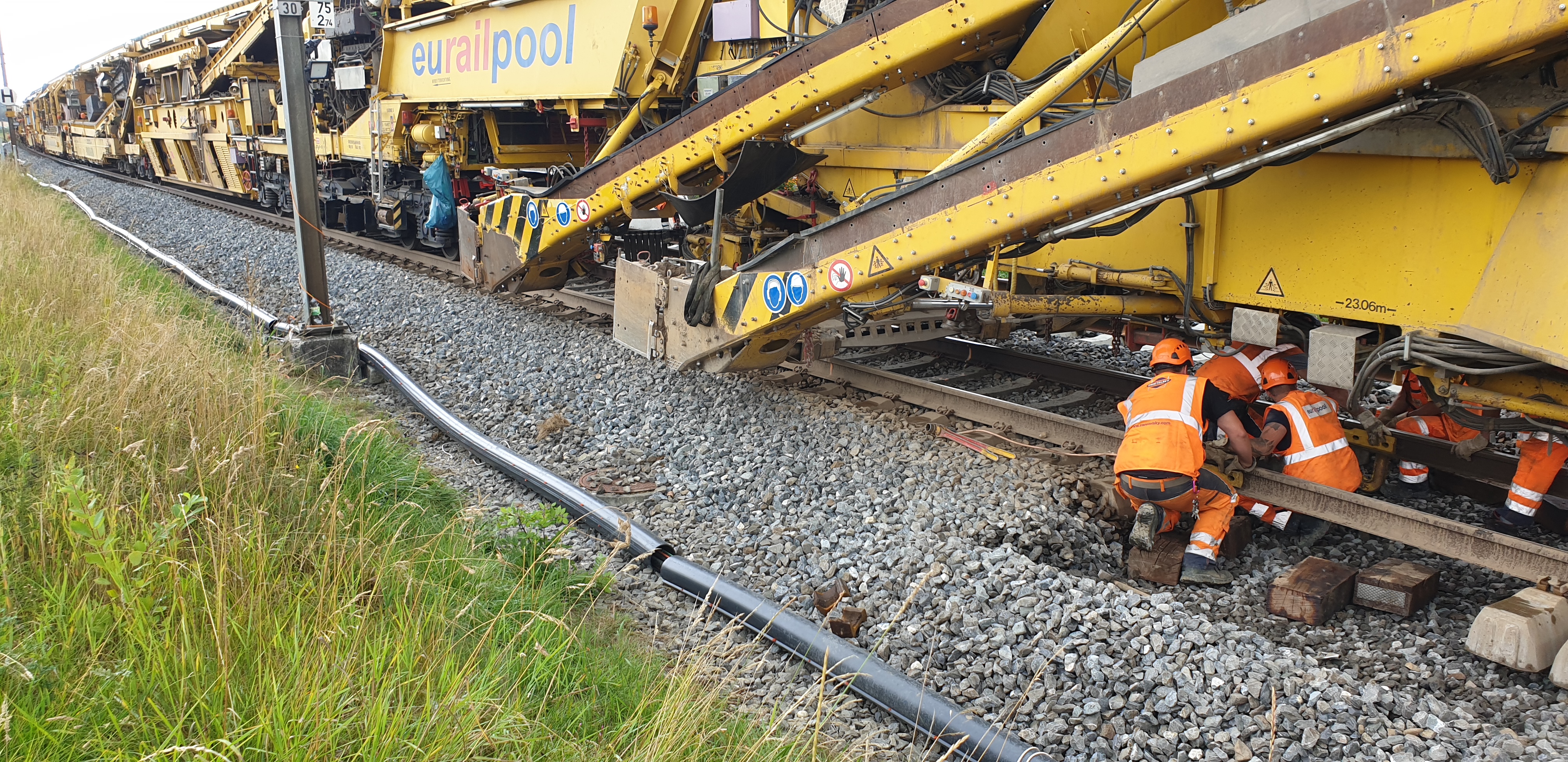 Fahrbahnerneuerung Sempach Sursee - Vasútépítés