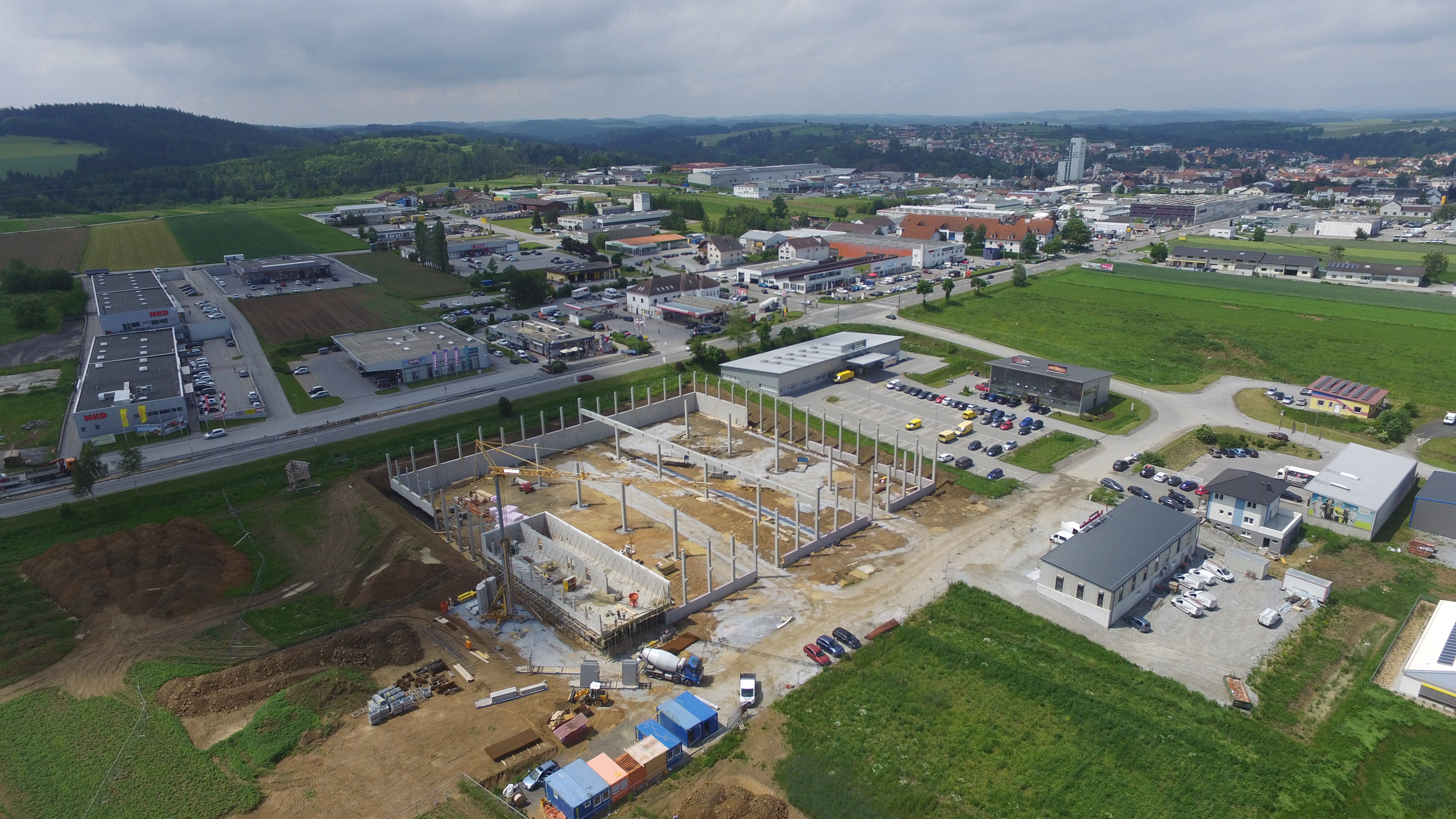 Privatbrauerei Zwettl - Nebau Halle - Magasépítés