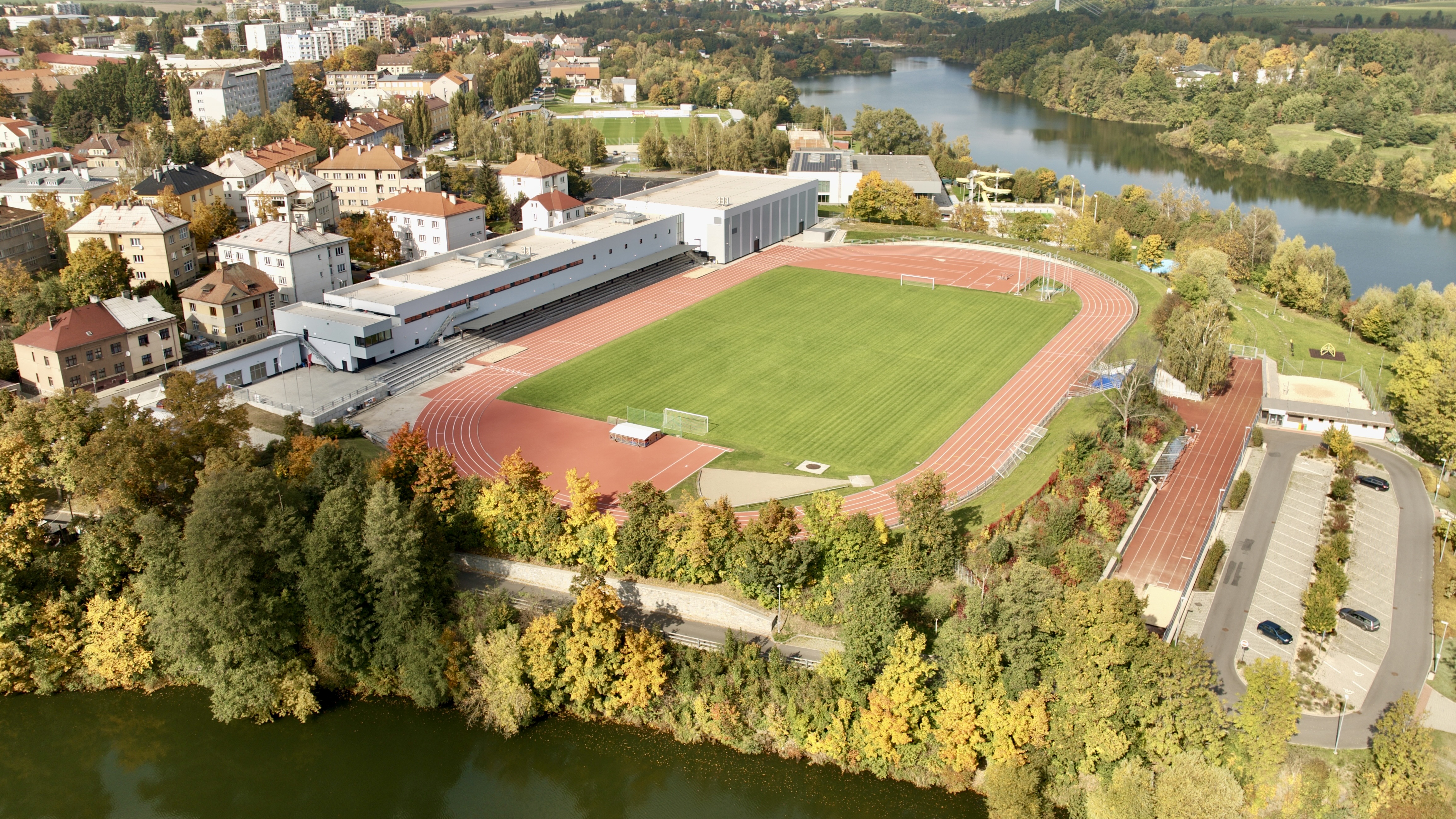 Tábor – retoping povrchů na Stadionu Míru - Speciális kompetenciáink