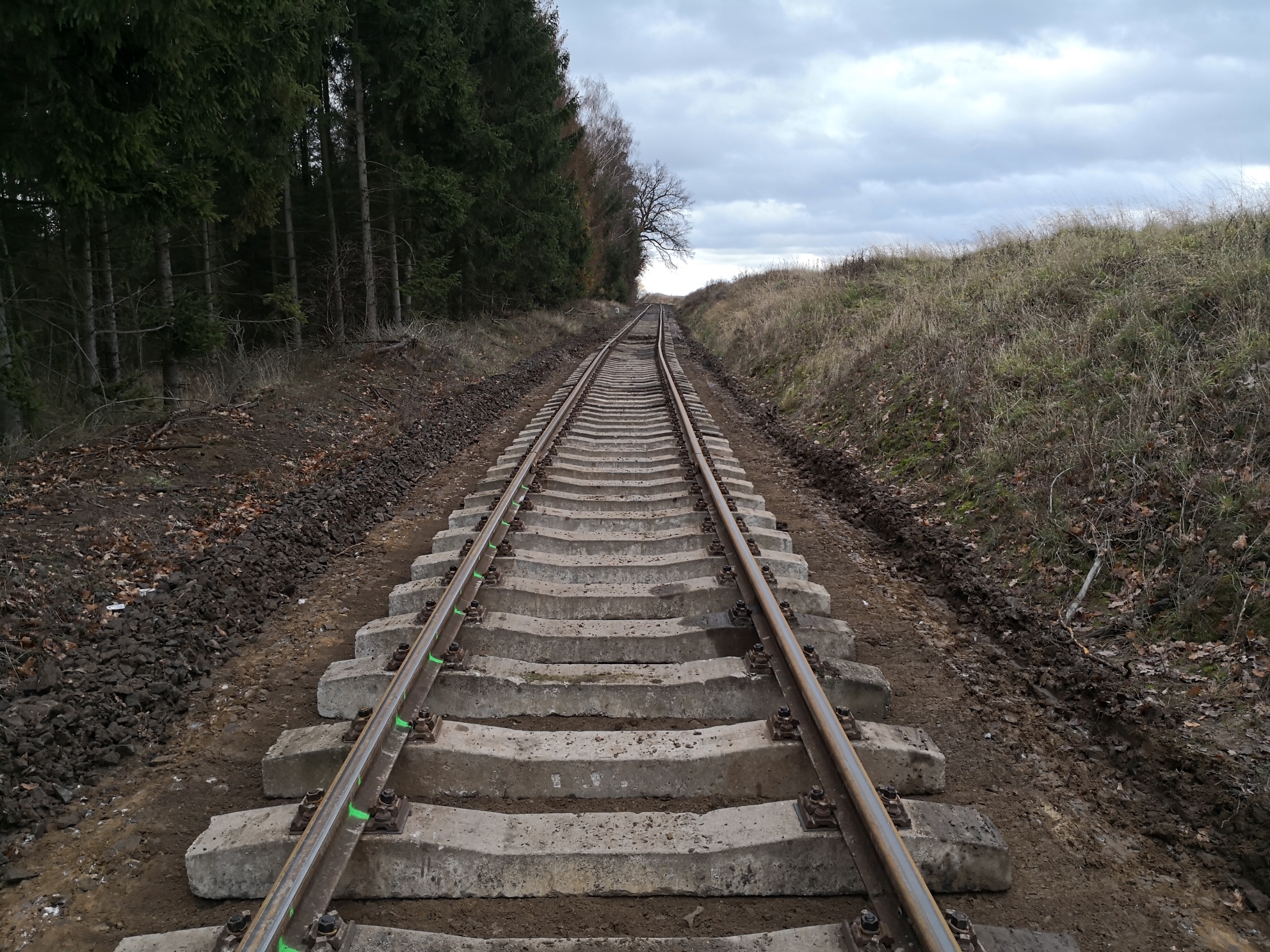 Oprava TK Mšeno – Skalsko - Vasútépítés