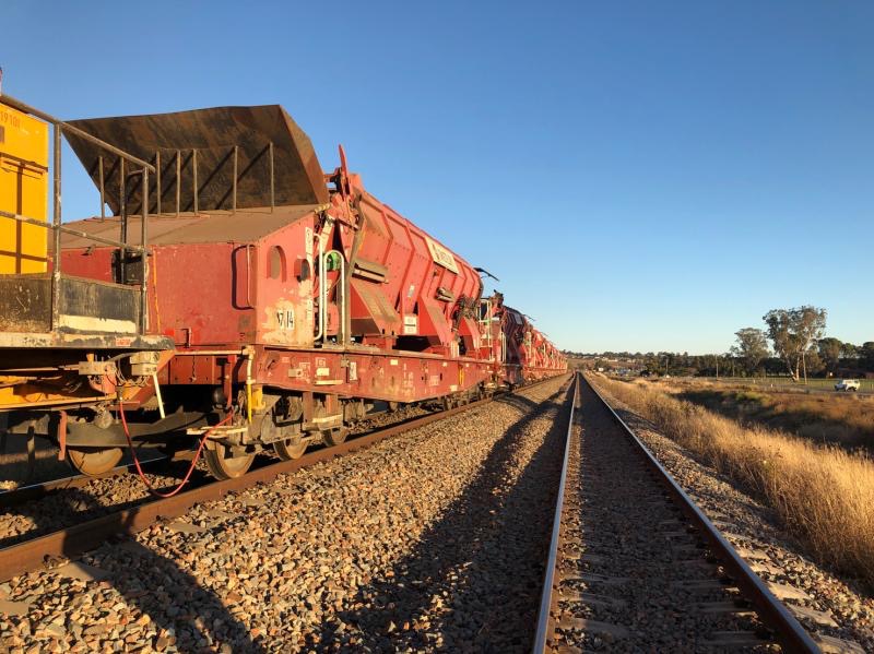 ARTC Hunter Valley Ballast Cleaning - Vasútépítés