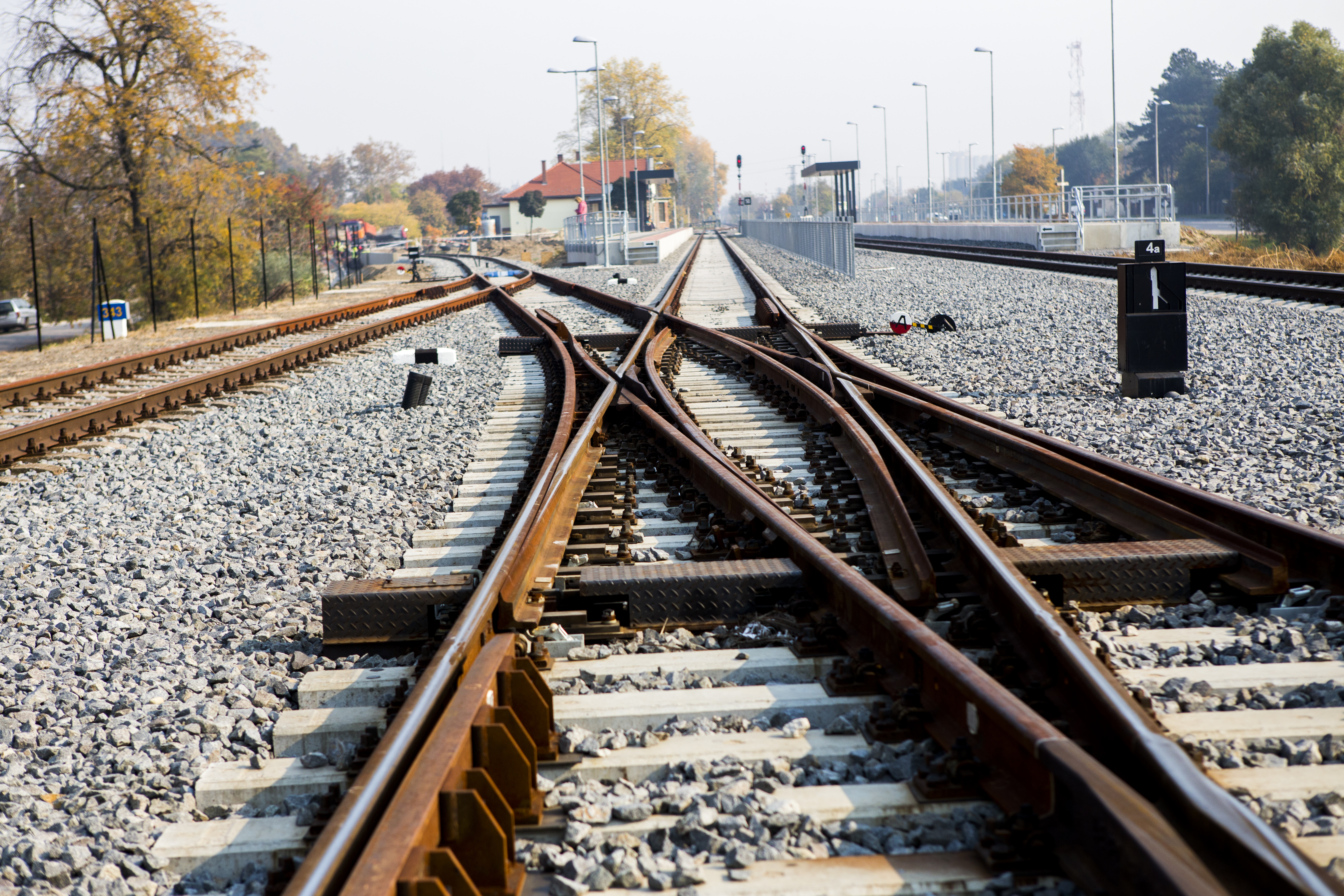 Építési munkák a vasúton, Csongrád - Vasútépítés