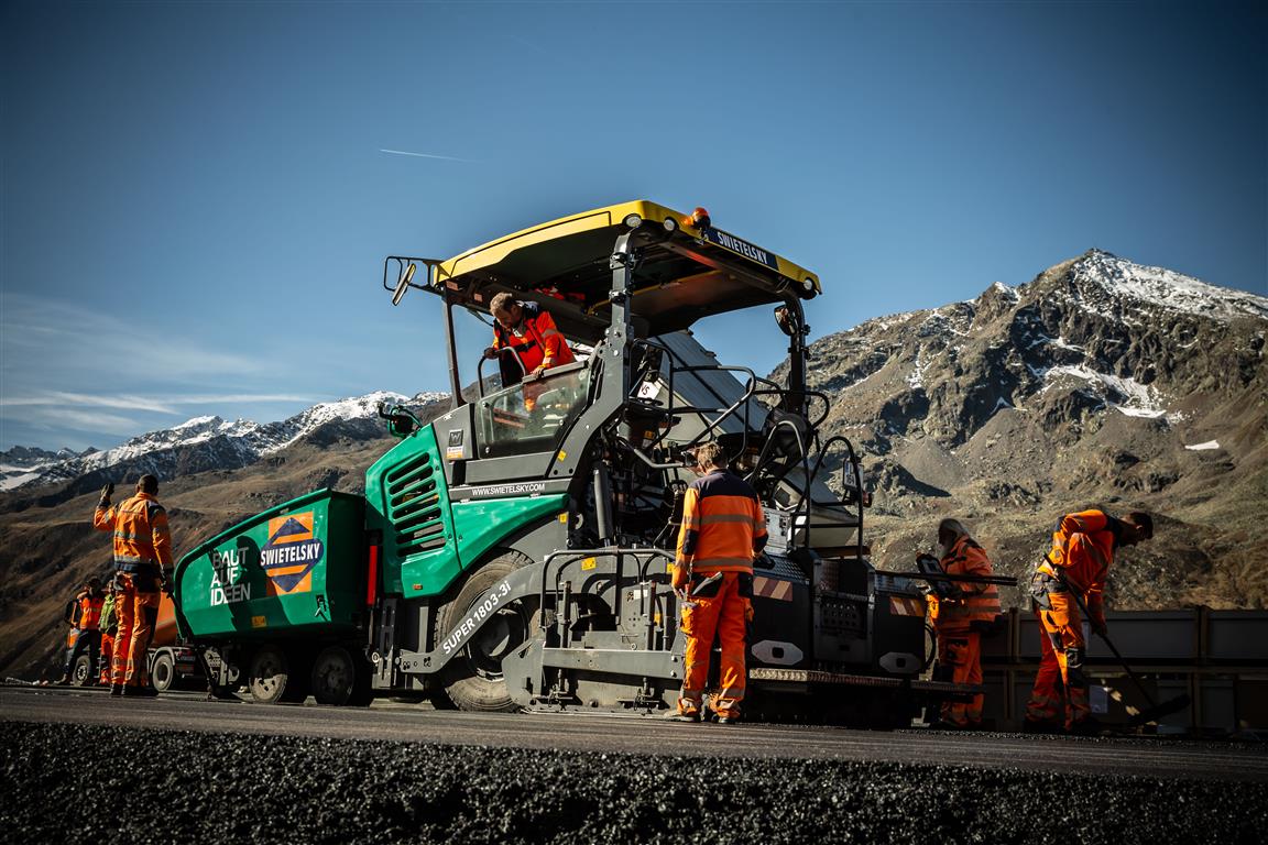 Heliport Hochgurgl - Út- és hídépítés