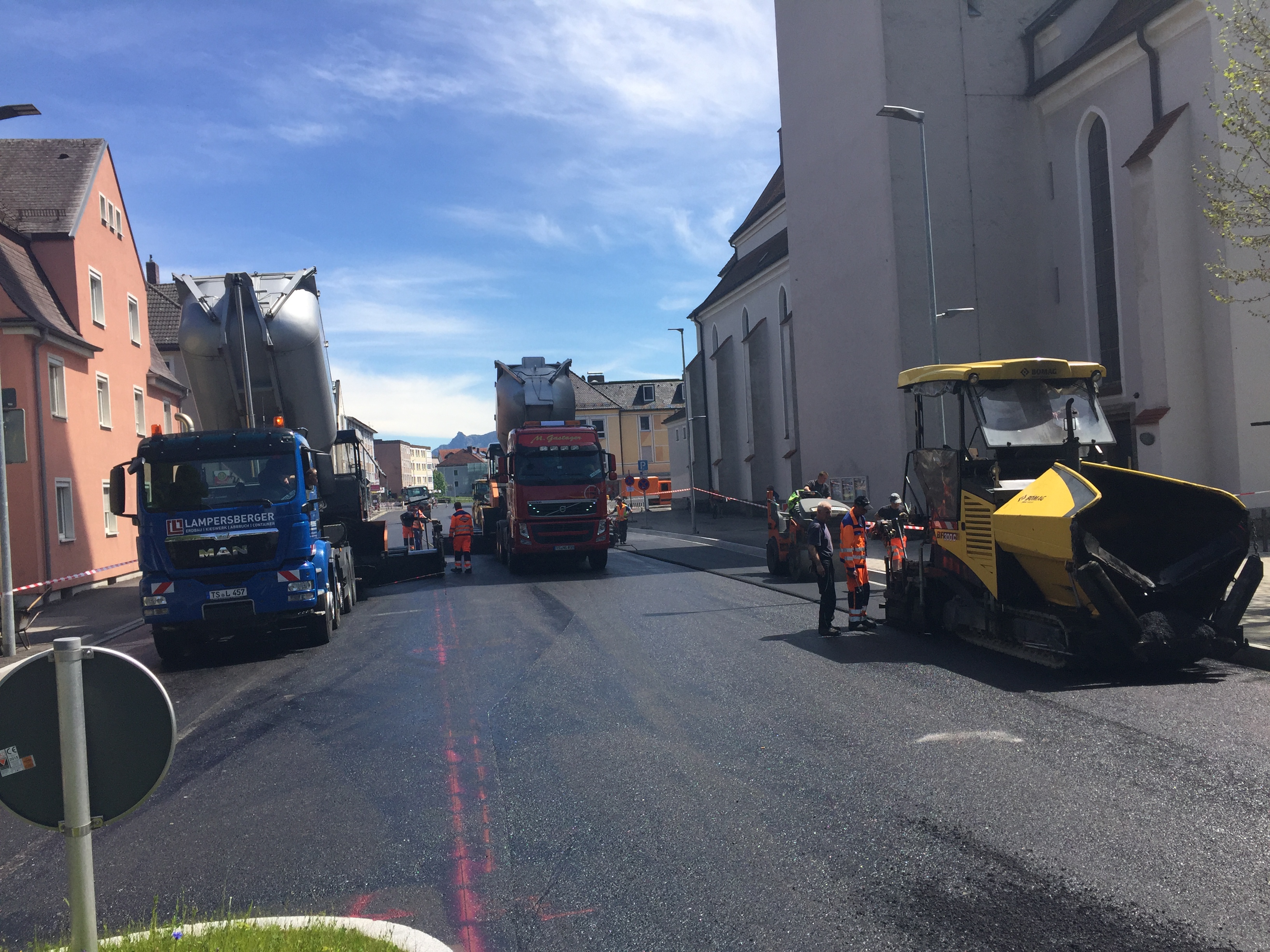 Ausbau der Münchener Straße - Freilassing - Mélyépítés