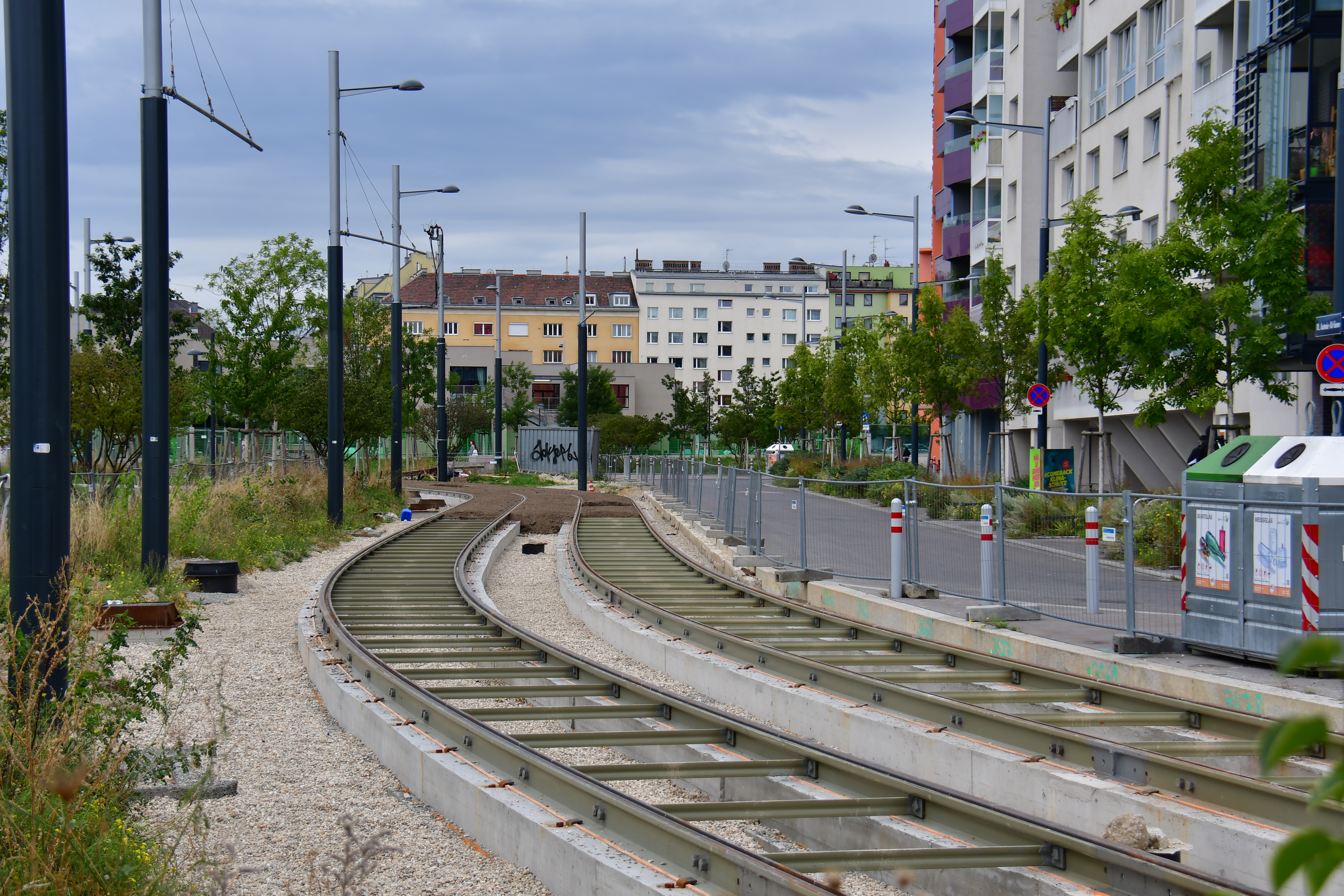 Verlängerung Linie D - Vasútépítés