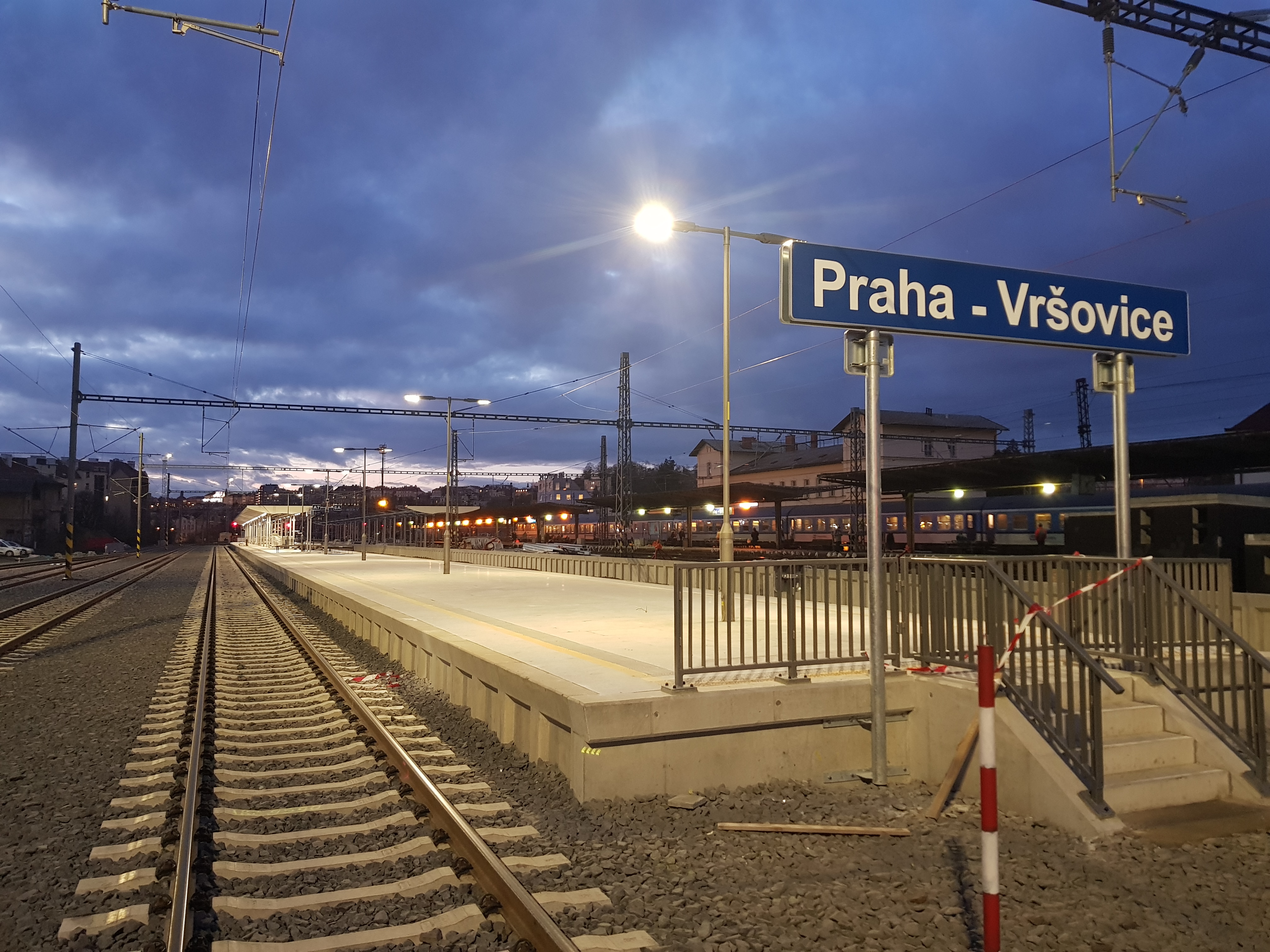 Optimalizace traťového úseku Praha Hostivař – Praha hl. n. (II. část) - Vasútépítés