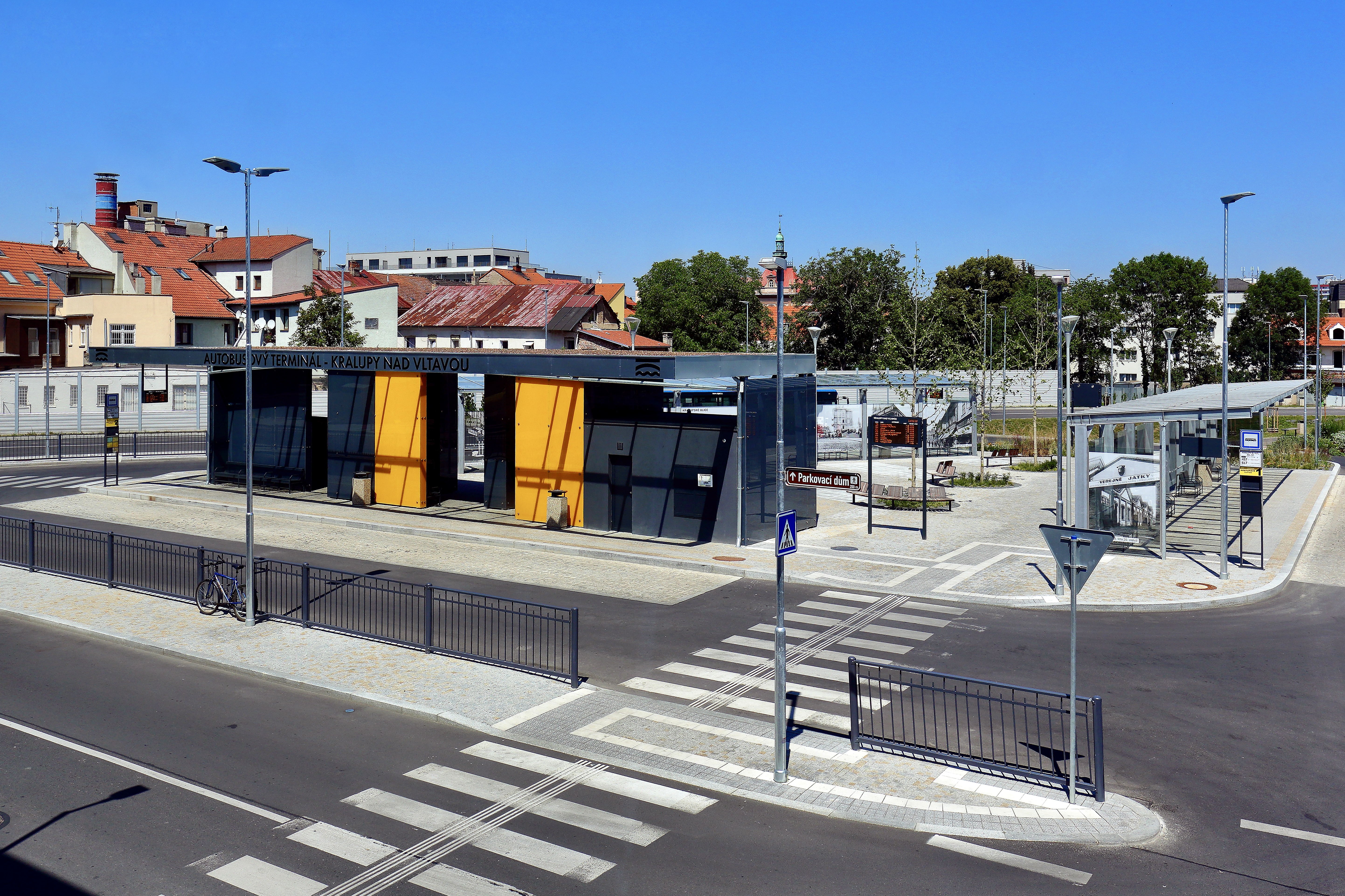 Kralupy nad Vltavou – terminál autobusového nádraží - Út- és hídépítés
