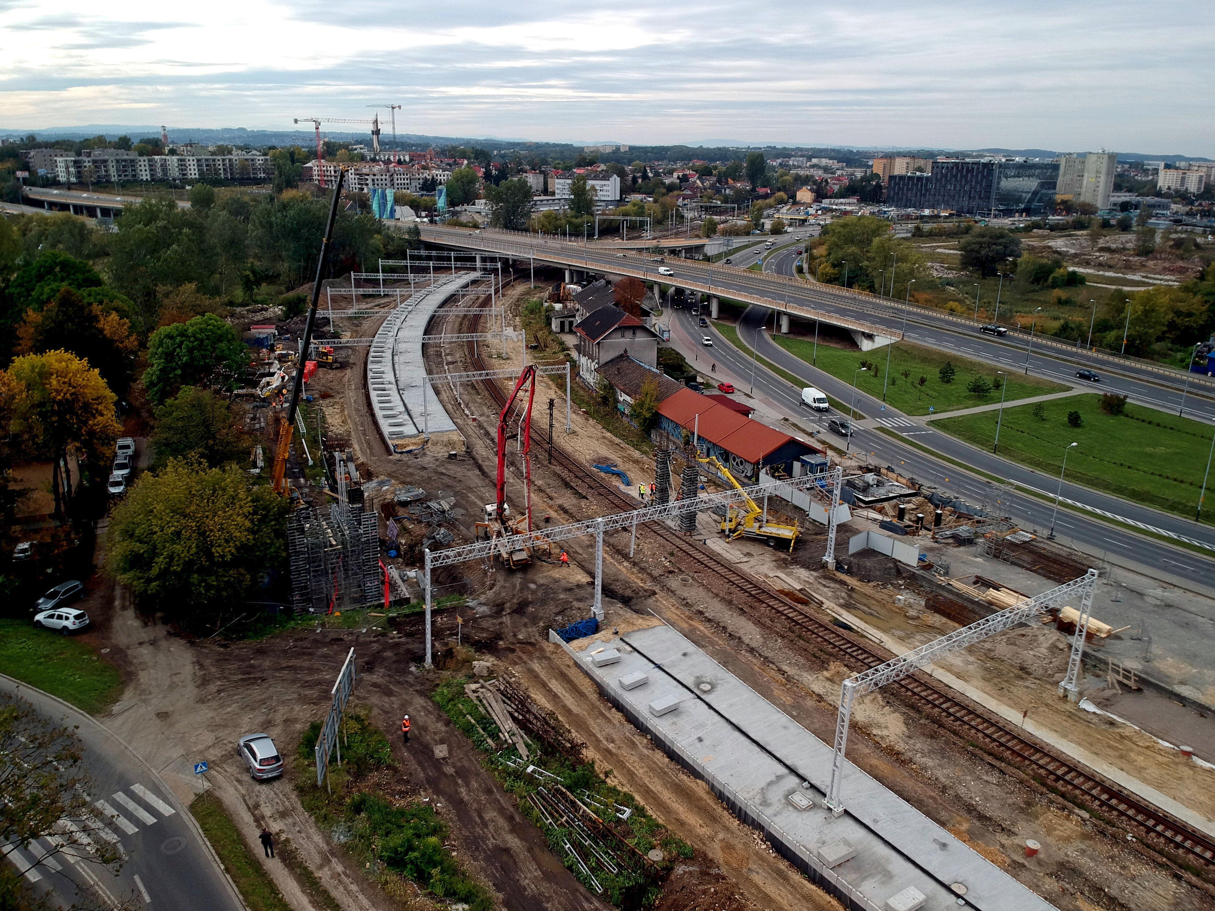 Linia 94 – Odcinek Kraków Bonarka – Podbory Skawińskie - Vasútépítés