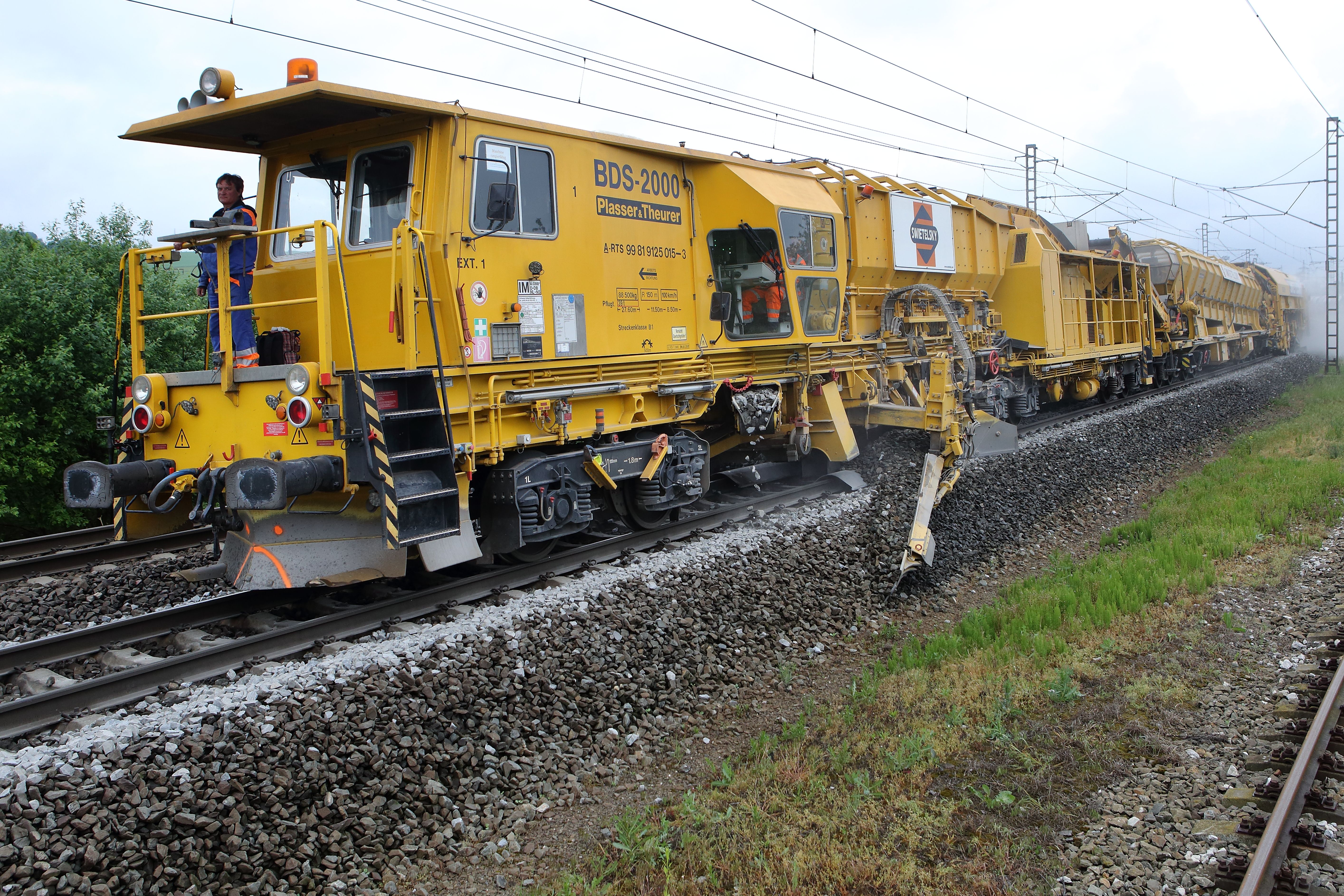 Oprava traťového úseku Zábřeh na Moravě – Olomouc hl. n. - Vasútépítés