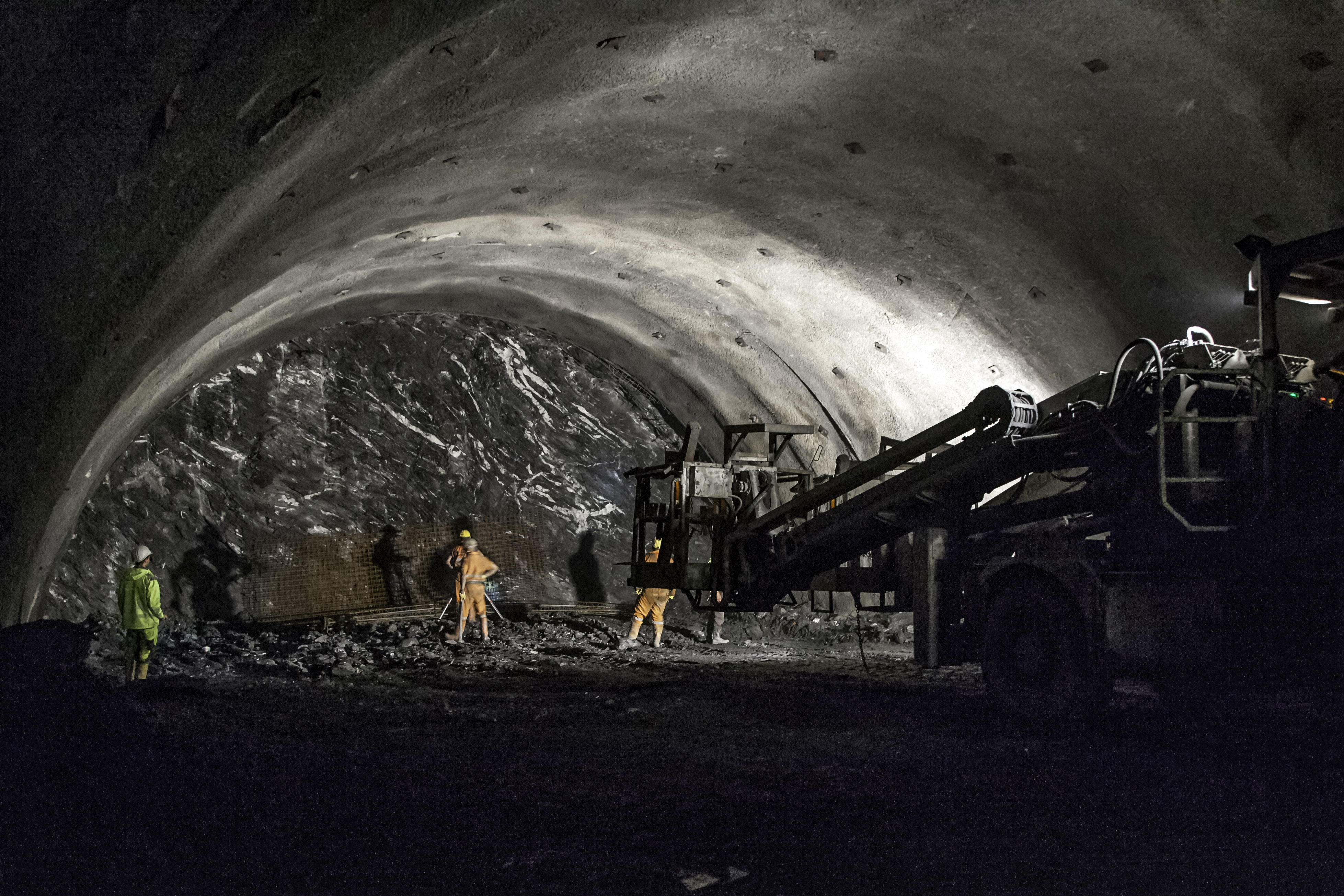 Brenner Basistunnel - Erkundungstunnel Wolf 2 - Alagútépítés