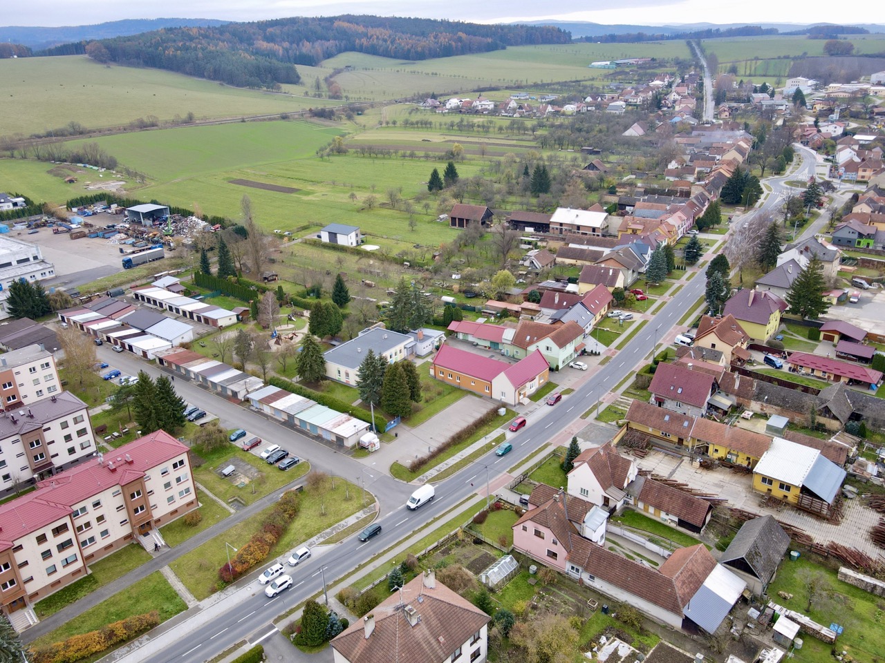 Silnice II/495, Slavičín – modernizace - Út- és hídépítés