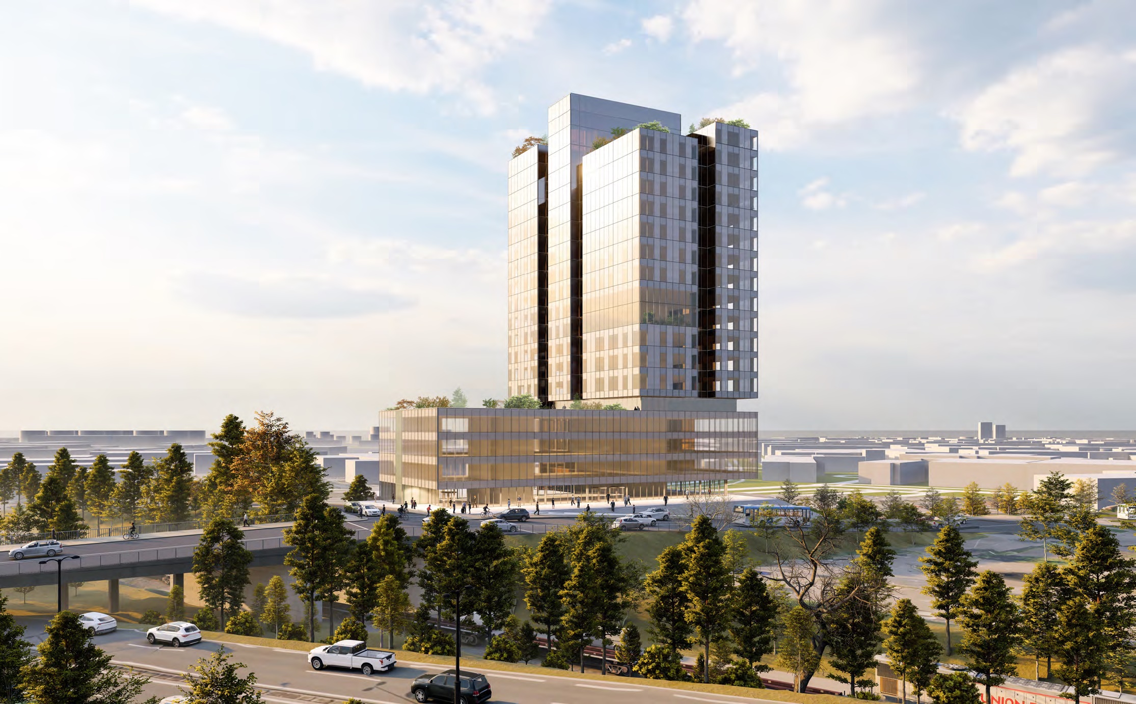 Grünes Licht für das architektonische Grundkonzept des neuen Swietelsky-Hauptquartiers in Linz - AT