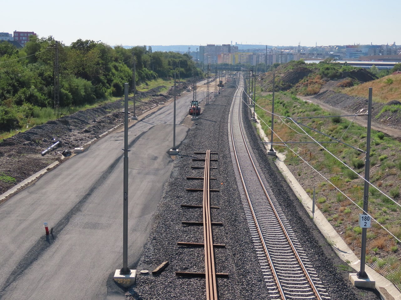 Optimalizace traťového úseku Praha Hostivař – Praha hl. n. (II. část) - Vasútépítés Optimalizace traťového úseku Praha Hostivař – Praha hl. n. (II. část) - Vasútépítés