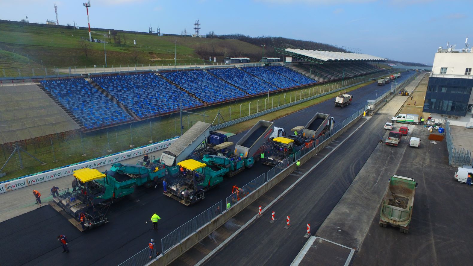 Hungaroring korszerűsítése  - Út- és hídépítés