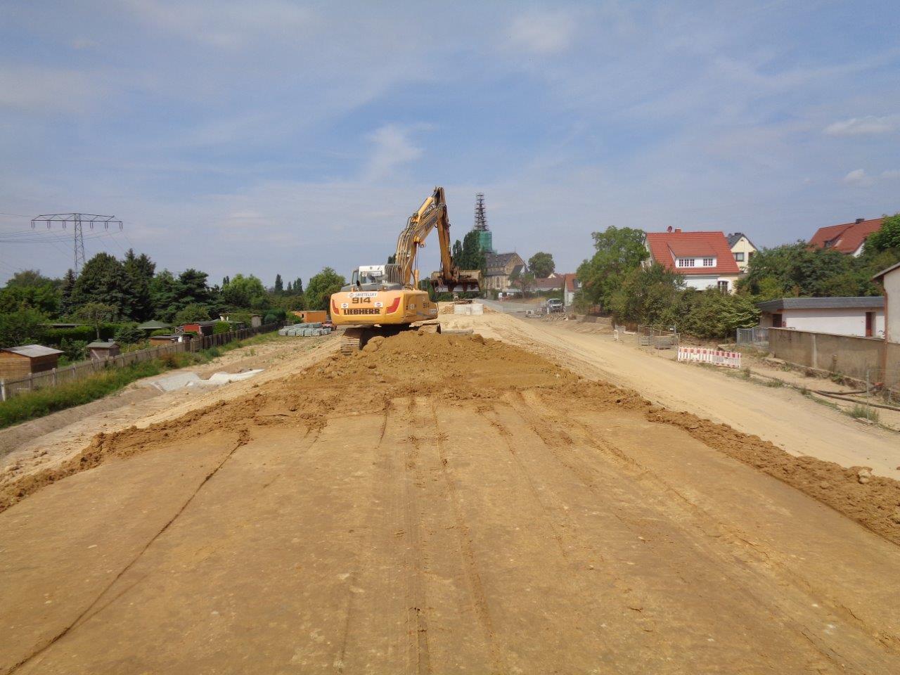 Radebeul / Fürstenhain - Hochwasserschutzlinie M 68  - Speciális kompetenciáink